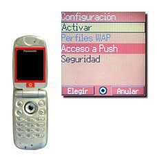 Vaya a Acceso a Push y pulse la Tecla de navegación.