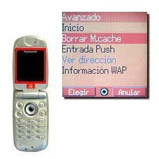 Vaya a Borrar M. cache y pulse la Tecla de navegación.