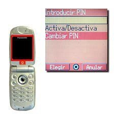 Elija Cambiar PIN y pulse la Tecla de navegación.