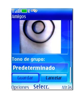 Vaya a Guardar y pulse la tecla de navegación.