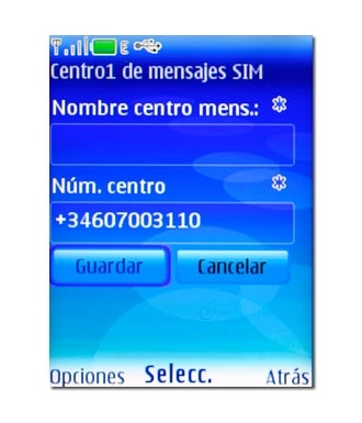 Vaya a Guardar y pulse la tecla de navegación.