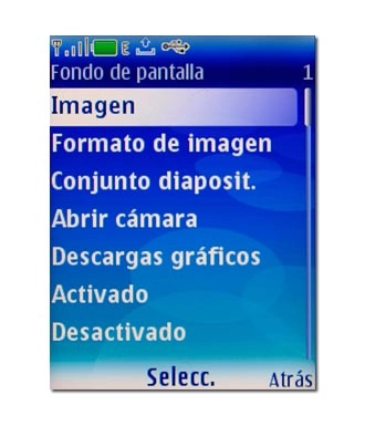 Elija uno de los ajustes siguientes:Imagen, véase 2a.