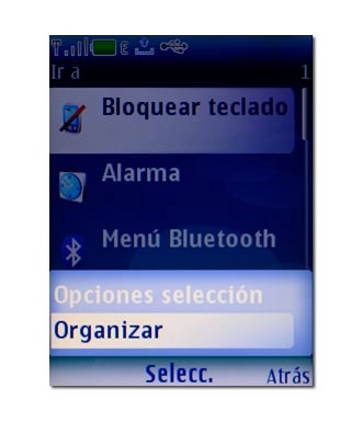 Organizar, véase 2b.