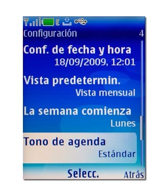 Tono de agenda, véase 3d.