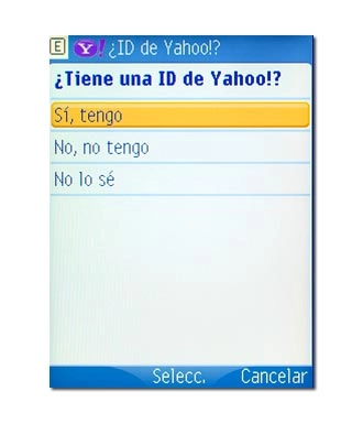Vaya a Sí tengo y pulse la tecla de navegación.