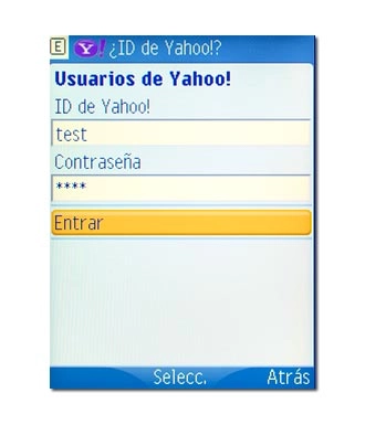 Vaya a Entrar y pulse la tecla de navegación.Siga las indicaciones de la pantalla para pasar por todas las instrucciones.