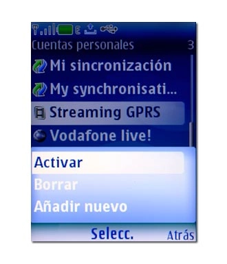 Vaya a Activar y pulse la tecla de navegación.