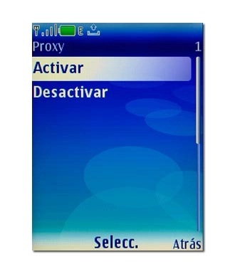 Vaya a Activar y pulse la tecla de navegación.