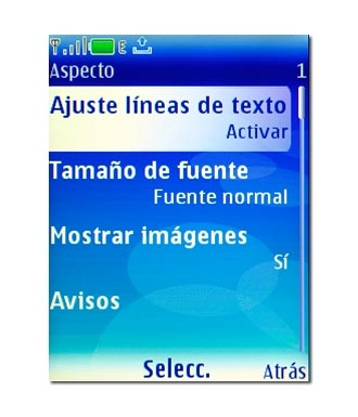 Elija uno de los ajustes siguientes:Ajuste líneas de texto, véase 2a.