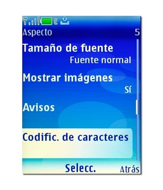 Codific. de caracteres, véase 2e.