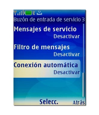 Conexión automática, véase 2b.