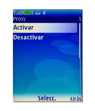 Vaya a Activar y pulse la tecla de navegación.