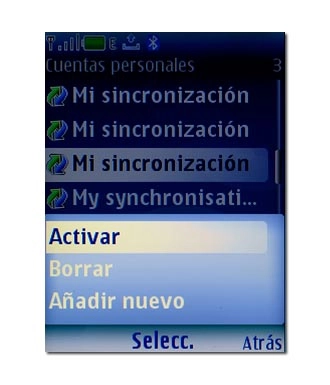Vaya a Activar y pulse la tecla de navegación.