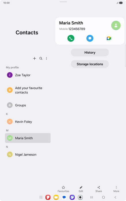 Press the Home key to return to the home screen. Press the Home key to return to the home screen.