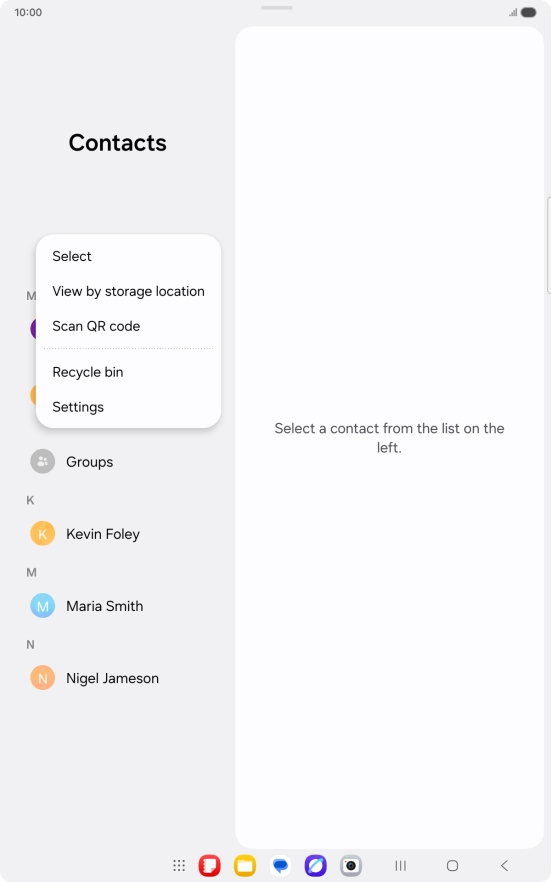 Press Settings. Press Settings.
