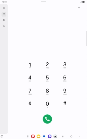 Press the menu icon. Press the menu icon.