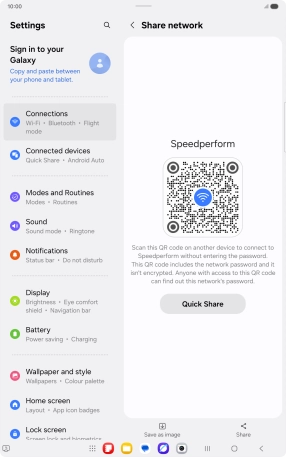 Place the QR code inside the camera frame on the other device to scan the code.