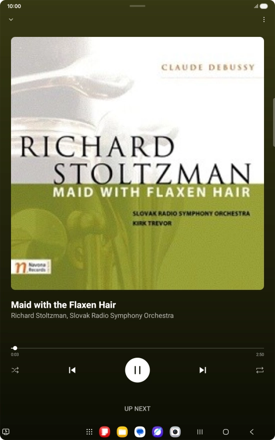 Press arrow right to go to the next audio file. Press arrow right to go to the next audio file.