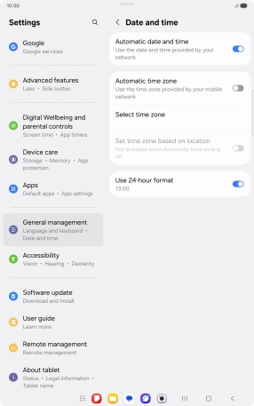 Press the indicator next to Press the indicator next to