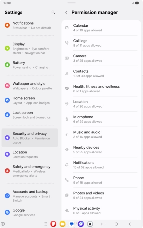 Press the required category. Press the required category.