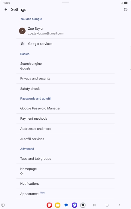 Press Privacy and security. Press Privacy and security.