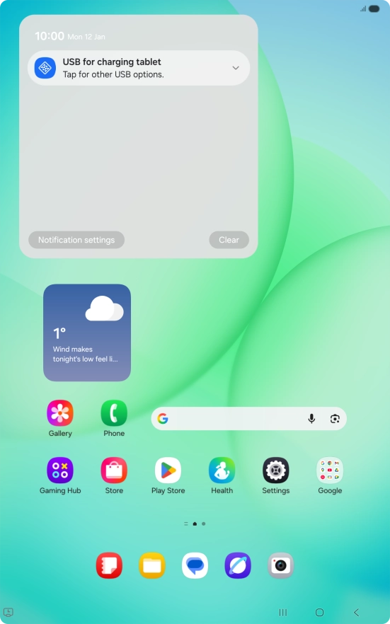 Press the drop down list. Press the drop down list.