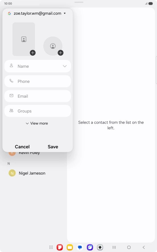 Press Name and key in the required name. Press Name and key in the required name.