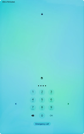 Key in the new PIN again and press OK.