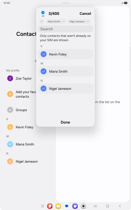 Press Done. Press Done.