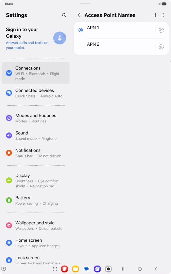 Press the Home key to return to the home screen. Press the Home key to return to the home screen.