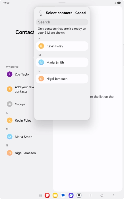 Press the field above Press the field above