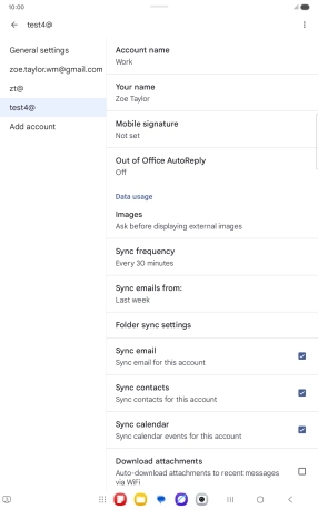 Press Account name and key in the required name.