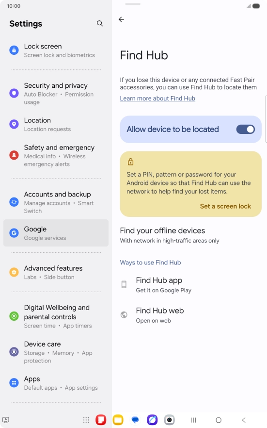 Press the Home key to return to the home screen. Press the Home key to return to the home screen.