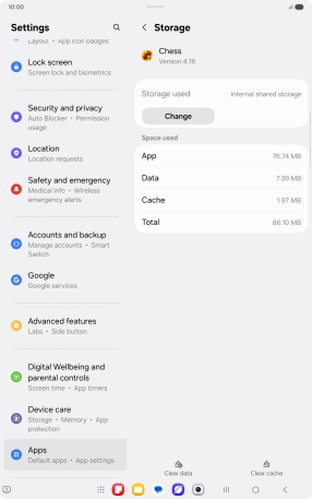 Press Change. Press Change.