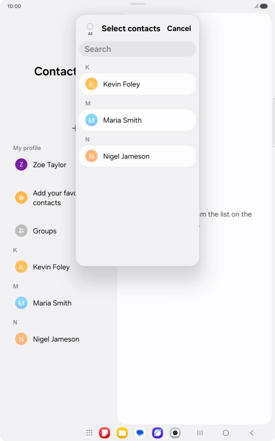 Press the field above Press the field above