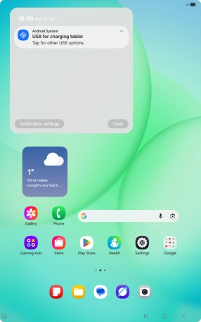 Press Tap for other USB options.. Press Tap for other USB options..
