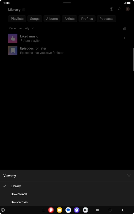 Press the required category and go to the required audio file. Press the required category and go to the required audio file.