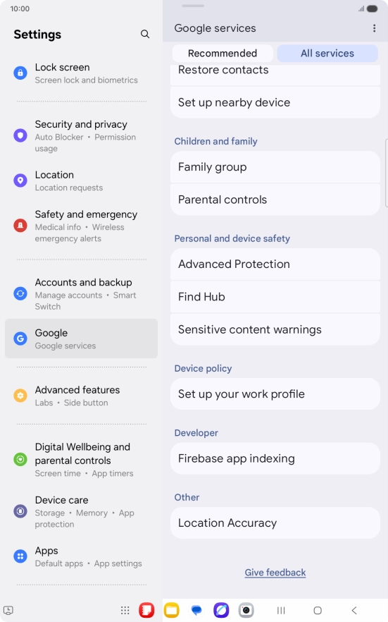 Press Find Hub. Press Find Hub.