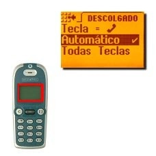 Active la respuesta automática: Elija Automático y pulse OK. Debe activar 