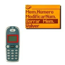 Vaya a Borrar Mem. y pulse OK.