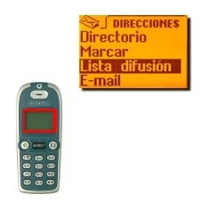 Vaya a Lista difusión y pulse OK.