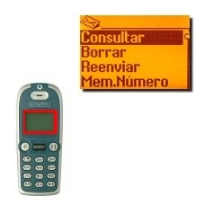 Vaya a Consultar y pulse OK.El mensaje corto aparece en la pantalla.