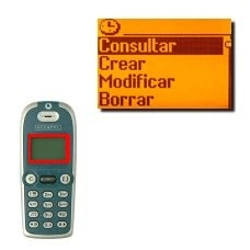 Vaya a Consultar y pulse OK.La fecha y la hora de la alarma aparecen en la pantalla.
