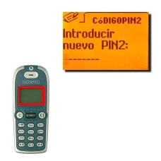 La pantalla muestra Introducir nuevo PIN2: