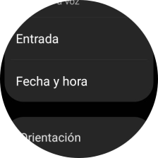 Pulsa Fecha y hora. Pulsa Fecha y hora.