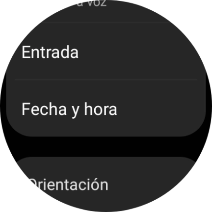 Pulsa Fecha y hora. Pulsa Fecha y hora.