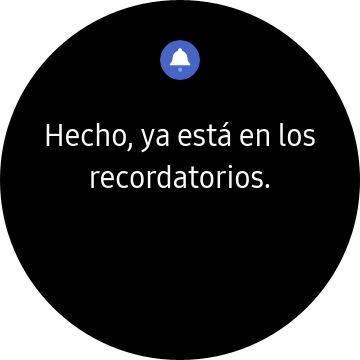 Pulsa el botón de inicio para terminar y regresar a la pantalla de inicio.