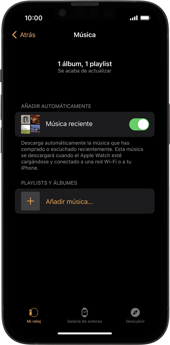 En el teléfono: Pulsa el indicador junto a 