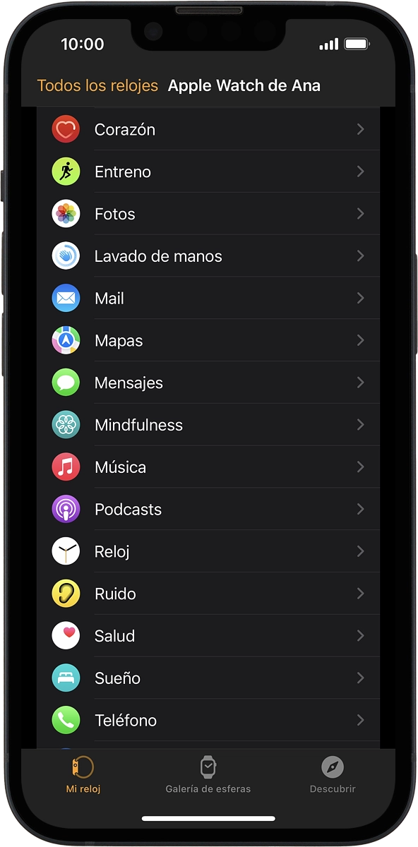 En el teléfono: Pulsa Música.