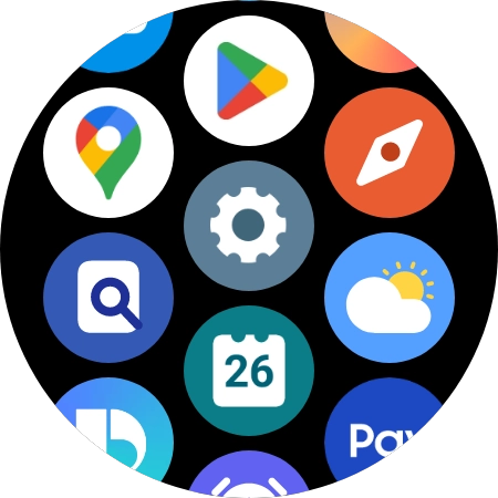 Pulsa el icono de ajustes.